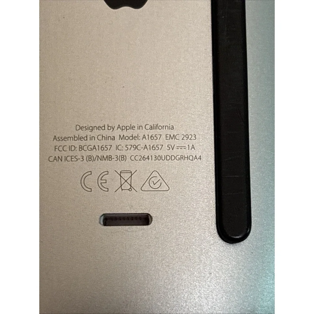 Apple Magic Mouse 2 Wireless Silver Gray A1657 Untested